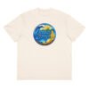 Camiseta boxy Orbayu Blue Wave