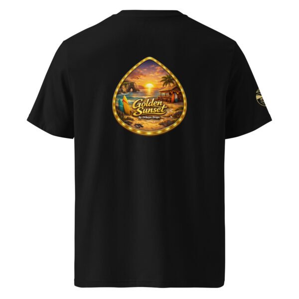 Camiseta unisex de algodón orgánico Orbayu Golden Sunset