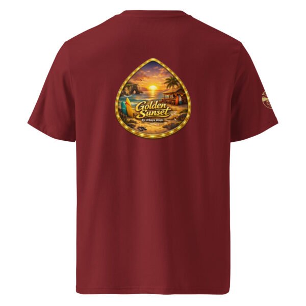 Camiseta unisex de algodón orgánico Orbayu Golden Sunset