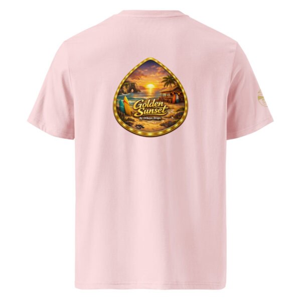 Camiseta unisex de algodón orgánico Orbayu Golden Sunset