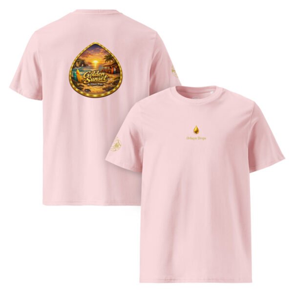 Camiseta unisex de algodón orgánico Orbayu Golden Sunset