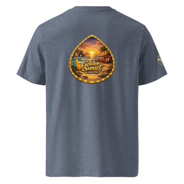 Camiseta unisex de algodón orgánico Orbayu Golden Sunset