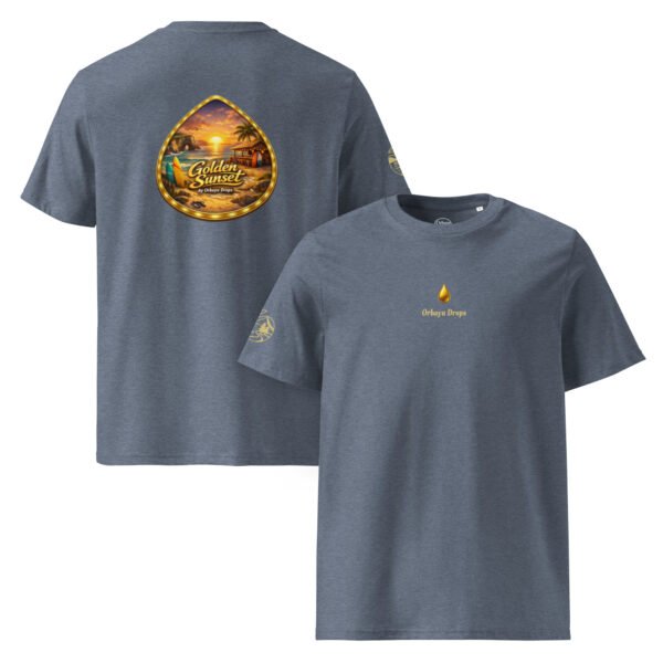 Camiseta unisex de algodón orgánico Orbayu Golden Sunset
