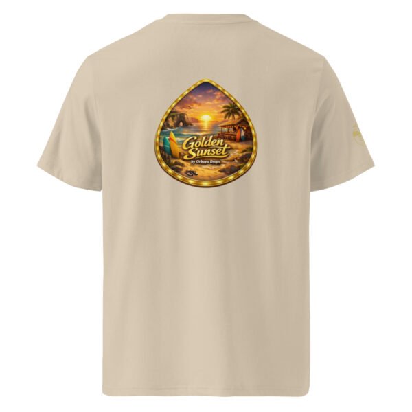 Camiseta unisex de algodón orgánico Orbayu Golden Sunset