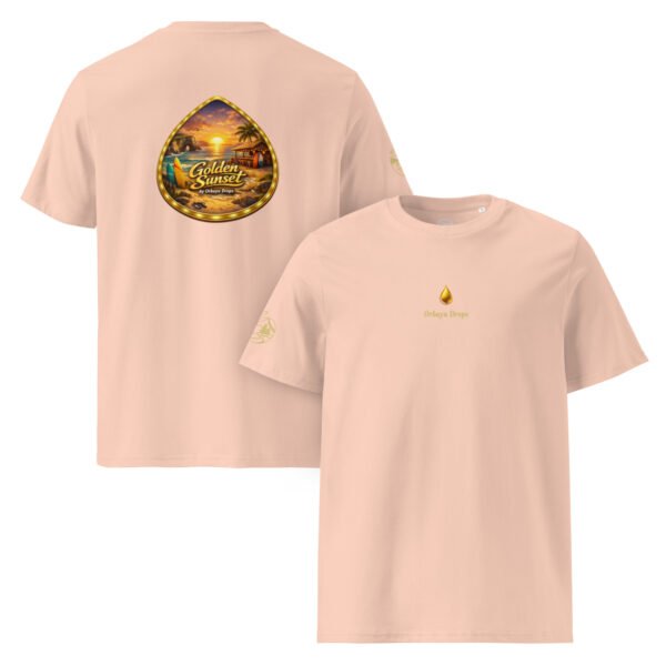 Camiseta unisex de algodón orgánico Orbayu Golden Sunset