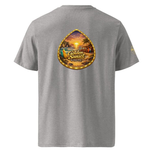 Camiseta unisex de algodón orgánico Orbayu Golden Sunset