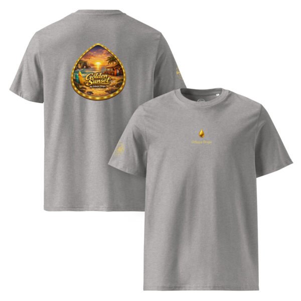 Camiseta unisex de algodón orgánico Orbayu Golden Sunset