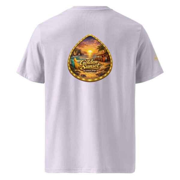 Camiseta unisex de algodón orgánico Orbayu Golden Sunset