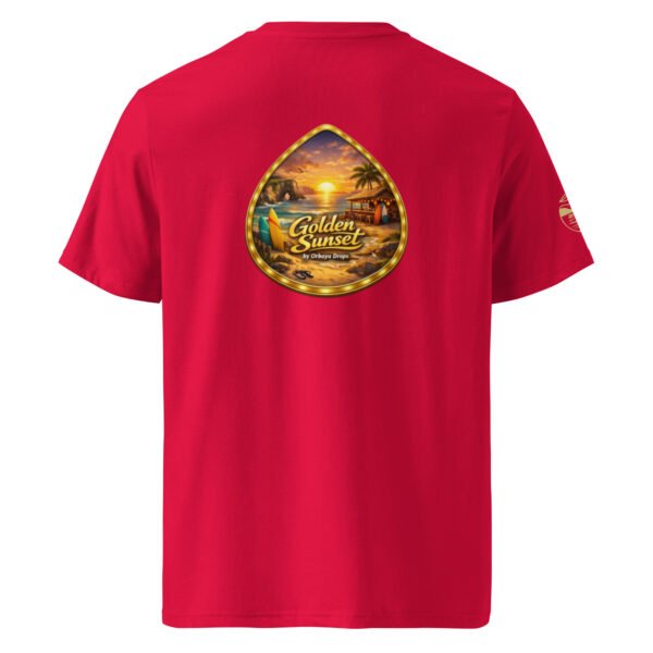 Camiseta unisex de algodón orgánico Orbayu Golden Sunset