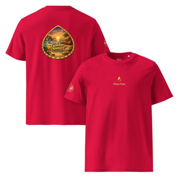 Camiseta unisex de algodón orgánico Orbayu Golden Sunset