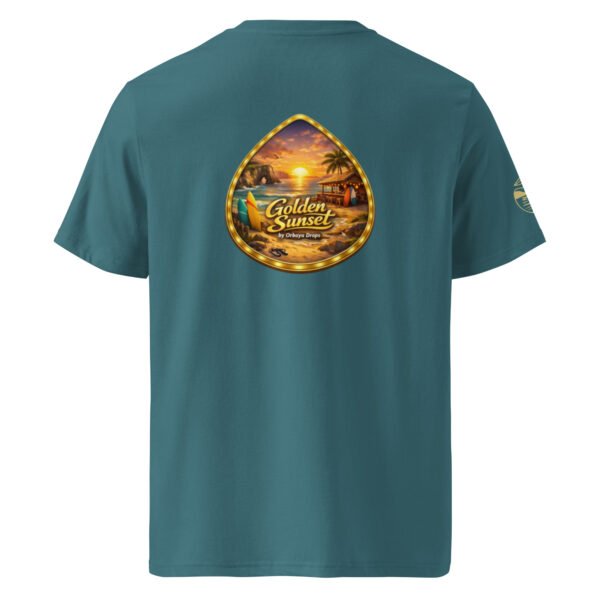 Camiseta unisex de algodón orgánico Orbayu Golden Sunset