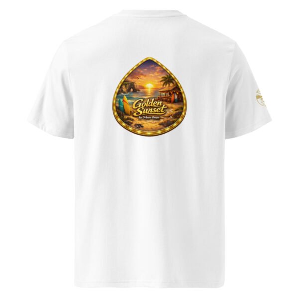Camiseta unisex de algodón orgánico Orbayu Golden Sunset